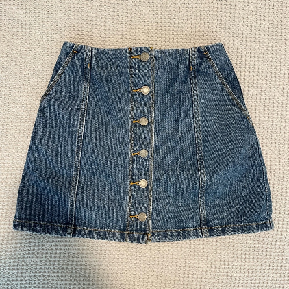Wilfred Free Denim Skirt - Picture 2 of 5
